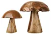 2er Set Teak-Deko-Pilze JAMUR 35cm natürliche Holzdeko Produktbild-Vorschau 5