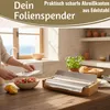 LS-LebenStil 2-fach Holz Folienspender Bambus Schubladen Produktbild-Vorschau 5