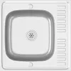 Spüle mit Abtropffläche Set Silbern 600x600x155 mm Produktbild-Vorschau 1