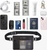 A collection of items commonly carried in a bag, laid out on a white background. Anteprima dell’immagine prodotto