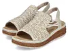 Rieker Damen Keil-Sandaletten Beige Voir les images du produit 22