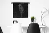 MuchoWow® Wandteppich Wandbehang Goldener Papagei auf einem Produktbild-Vorschau 3