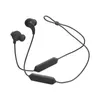 A pair of black JBL Endurance Run 2 wireless in-ear headphones are displayed against a white background. Produktbild-Vorschau