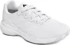 A white Adidas Gamecourt 2.0 Clay tennis shoe for men is shown from a side-angle on a white background. Produktbild-Vorschau