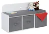 Relaxdays Kinderbank mit Stauraum, HBT: 54 x 99 x 35 cm, Produktbild-Vorschau 1