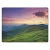 MuchoWow® Mauspad Mousepad Berg - Gras - Landschaft - Abend Produktbild-Vorschau 1