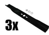 3 X 53 CM UNIVERSAL Ersatzmesser für Rasenmäher mit Produktbild-Vorschau 1