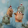 Weihnachtsbaumschmuck Yeti TOM - Polyresin - inkl. Aufhänger - matt - H: 8cm - grün Produktbild-Vorschau