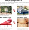 ABCCANOPY Pop-up altánok záhradný stan 3x3m stan vodotesný Náhľad obrázku produktu 6