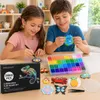INSCRAFT Bügelperlen Set Bastelbedarf 28000 Mini 48 Farben Produktbild-Vorschau 6