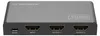 Digitus DS-55336, HDMI, 2x HDMI, 3840 x 2160 px, Šedá, Kov, Náhled obrázku produktu 3