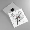 Wanduhr - Quadrat - Glasuhr - Wolf Kinder Skizze Produktbild-Vorschau 2