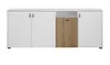 Sideboard "Merced" Kommode weiß mit Eiche 200 cm, Produktbild-Vorschau 6