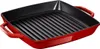 Staub Grillpfanne induktion quadratisch 28cm rot Produktbild-Vorschau 1