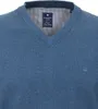 REDMOND Übergrößen V-Neck-Pullover Mittelblau 2XL Produktbild-Vorschau 3