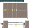 Jayseuw Seitenmarkise 180x300cm Sichtschutz Ausziehbar Produktbild-Vorschau 5