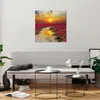 Bilder auf glas - See Blumen - 60x60cm - Glasbilder - Produktbild-Vorschau 6