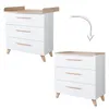 roba Babyzimmer Set Leon 3-teilig Baby- & Beistellbett 60 x Produktbild-Vorschau 13