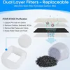 16er-Pack Schaumstoff-Vorfilter und Aktivkohlefilter, Produktbild-Vorschau 4