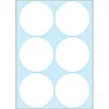 Vielzwecketiketten weiß Ø 50 mm rund Papier matt 192 St. Produktbild-Vorschau 9