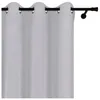 Vorhänge aus Velours mit Ösen 140x240 cm 2 Stücke Grau Produktbild-Vorschau 5