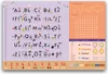 Alphabet Schreibtischunterlage lila für Kinder 60 x 40 cm Produktbild-Vorschau 1