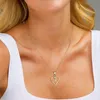 TINGN Heart Initial Necklace 14k Gold Zirconia Pendant A-Z Náhled obrázku produktu 3