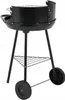 A black charcoal grill on a white background. Produktbild-Vorschau