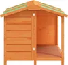 Cuccia per cani marrone 96x87x80,5 cm in legno di pino Anteprima dell’immagine prodotto 4