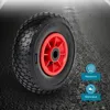 Wiltec Roue complète 3.00-4 pour Diable – 255 x 255 x 85 mm Voir les images du produit 7