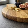 RUNDES BRETT, Durchmesser 30 cm, aus Eiche, zum Schneiden Produktbild-Vorschau 7