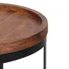 Wohnling Sheesham Massivholz Beistelltisch 2er Set Produktbild-Vorschau 6