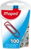 Maped Büroklammern farbig lackierter Stahl 25 mm 100 Stück Produktbild-Vorschau 2