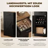 BROTTAR 47" Barschrank Schwarz mit 92L Kühlschrank, Produktbild-Vorschau 4