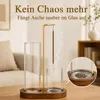 2-in-1 Räucherstäbchenhalter mit Glas-Aschefänger, Produktbild-Vorschau 5