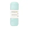 A single ball of mint-colored yarn on a white background. Produktbild-Vorschau