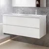 120 cm Badmöbel-Set Unterschrank mit dünn Keramik Produktbild-Vorschau 1