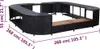 vidaXL Whirlpool-Umrandung Quadratisch Schwarz 268x268x55 Produktbild-Vorschau 5