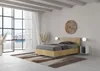 ITYHOME - Bett mit Lattenrost 120x190 schräges Kopfteil mit Produktbild-Vorschau 4