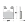 TRW Bremsbelagsatz MCB702 YZF-R1 RN01 Produktbild-Vorschau 3