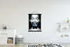 MuchoWow® Textilposter Frau - Schmetterling - Blau 120x160 Produktbild-Vorschau 2