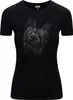 Diarbo Damen T-Shirt mit Tierliebhaber Druck Yorkshire Kopf Produktbild-Vorschau 1