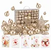 Weihnachtskugeln Set ONBEST Champagner 128-teilig – Produktbild-Vorschau 1