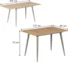 Tavolo da pranzo allungabile Vicco Beaver Rovere Anteprima dell’immagine prodotto 2