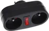 CHACON - Domino 2 x 16A-mit Schalter - 47005 Produktbild-Vorschau 2