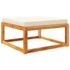 The Living Store Gartenhocker mit Kissen 65x65x29 cm Produktbild-Vorschau 3