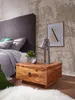 WOHNLING Design Nachttisch MUMBAI Massiv-Holz Sheesham Produktbild-Vorschau 7