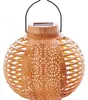 Solar Lanterns "Flame" Bamboo, Set of 2 Voir les images du produit 1