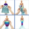 Barbie Dreamtopia Poupée Princesse & Sirène 2 en 1, Poupée Voir les images du produit 6