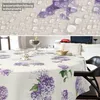 Tischdecke Fotoprint Flieder Blume Lila Rund 140cm Produktbild-Vorschau 4
